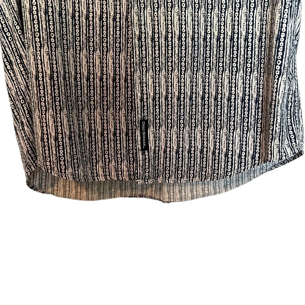 Greg Norman Collection Full Button Down Short Sleeve Shirt Sz. M - Picture 2 of 13